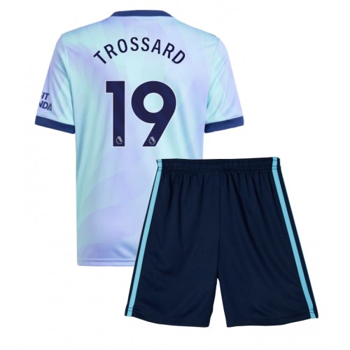 Fotballdrakt Barn Arsenal Leandro Trossard #19 Tredjedraktsett 2024-25 Kortermet (+ Korte bukser)